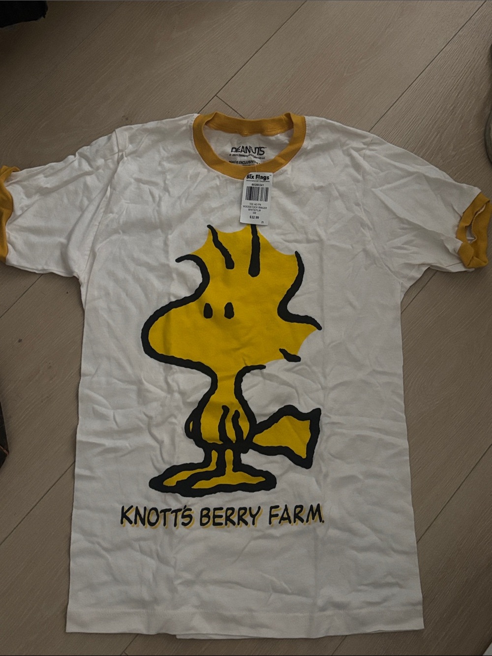 Peanuts Woodstock Knotts Berry Farm Tee